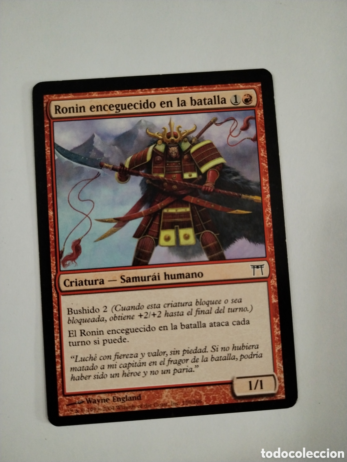 Giochi Antichi: Ronin enceguecido en la batalla. MAGIC THE GATHERING. MTG.