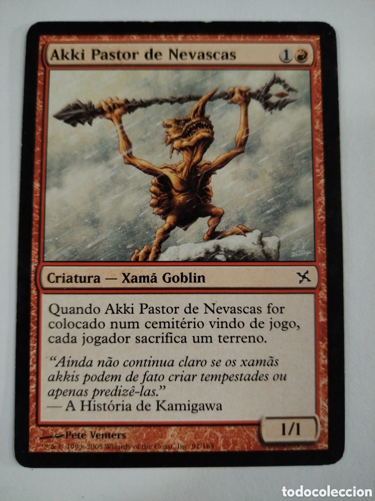 Juegos Antiguos: Pastor de ventiscas akki. MAGIC THE GATHERING. MTG.