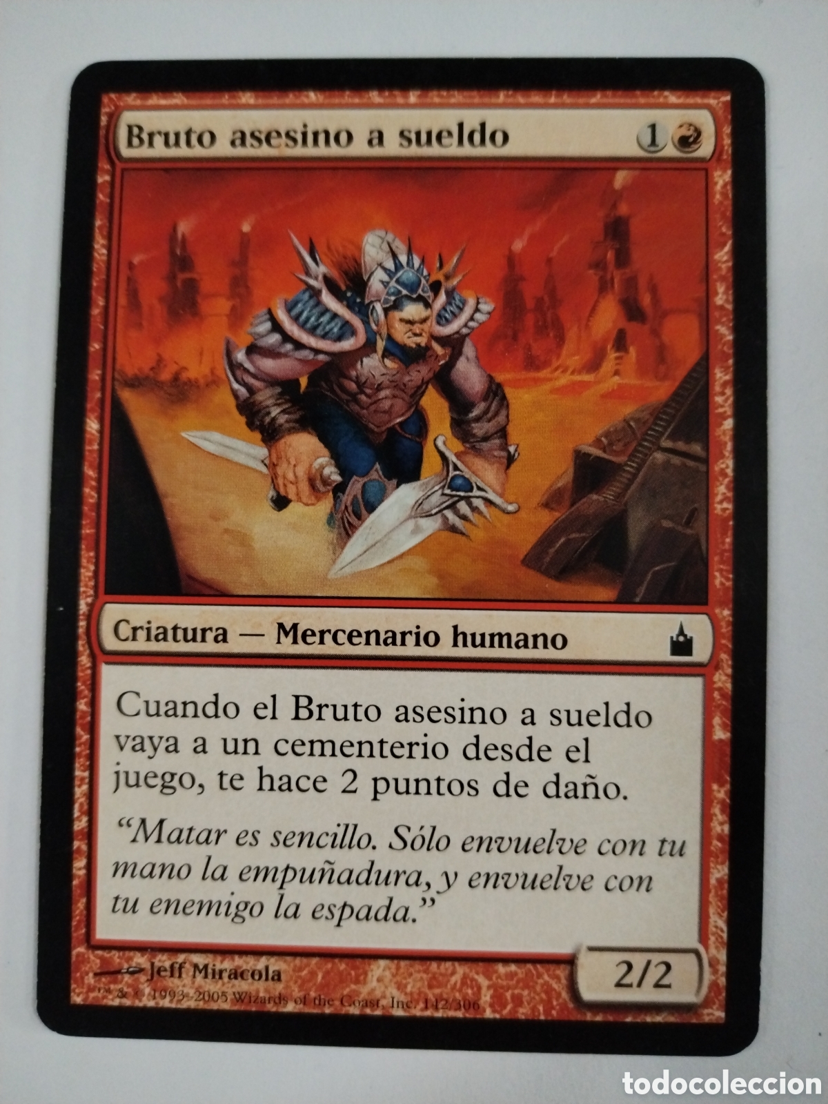 Juegos Antiguos: Bruto asesino a sueldo. MAGIC THE GATHERING. MTG.