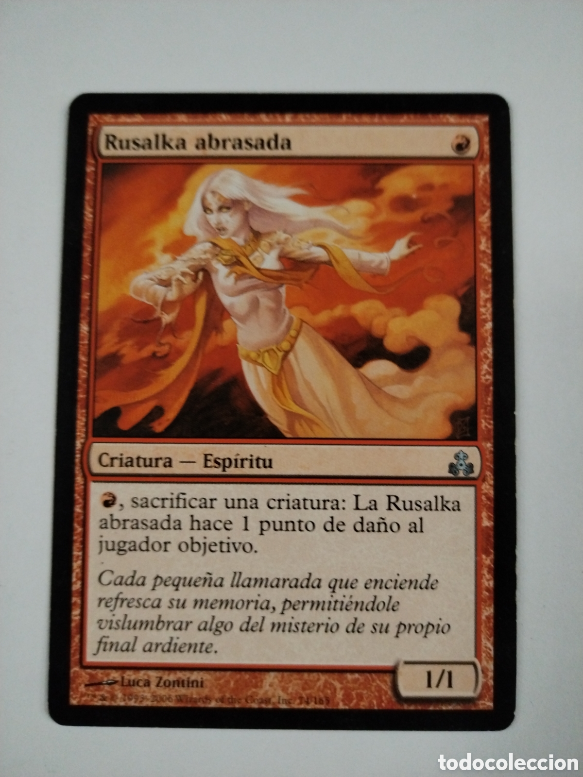 Juegos Antiguos: Rusalka abrasada. MAGIC THE GATHERING. MTG.