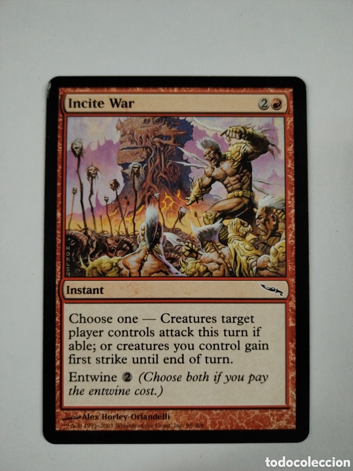Juegos antiguos: Incitar a la guerra. MAGIC THE GATHERING. MTG. - Foto 1