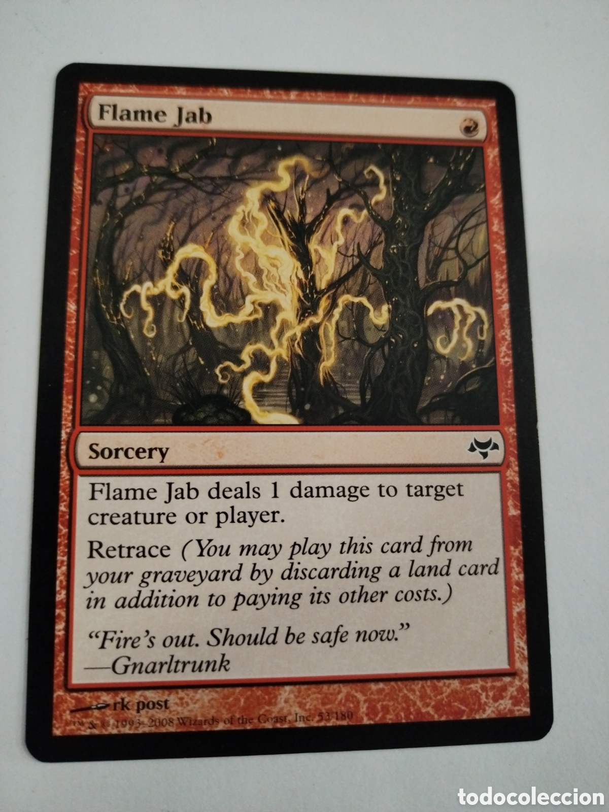 Juegos antiguos: Estocada de llamas. MAGIC THE GATHERING. MTG. - Foto 1