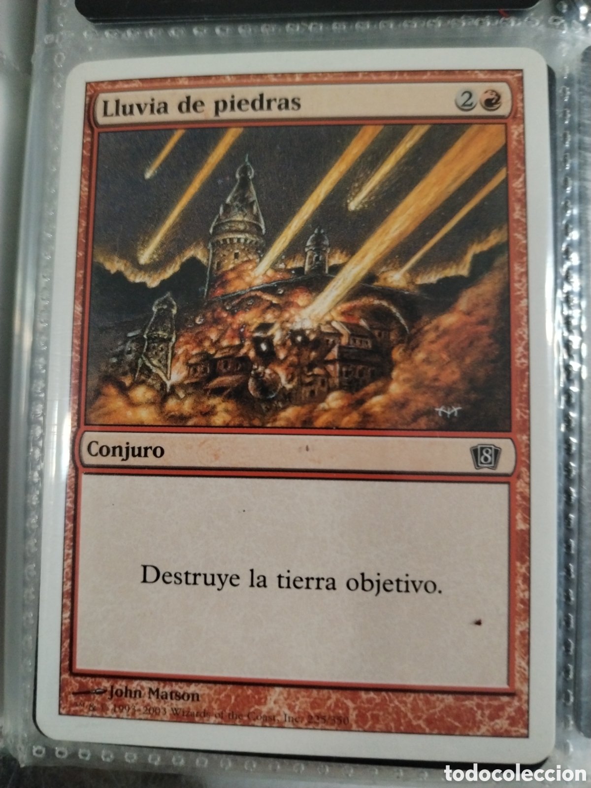 Juegos Antiguos: Lluvia de piedras. MAGIC THE GATHERING. MTG.
