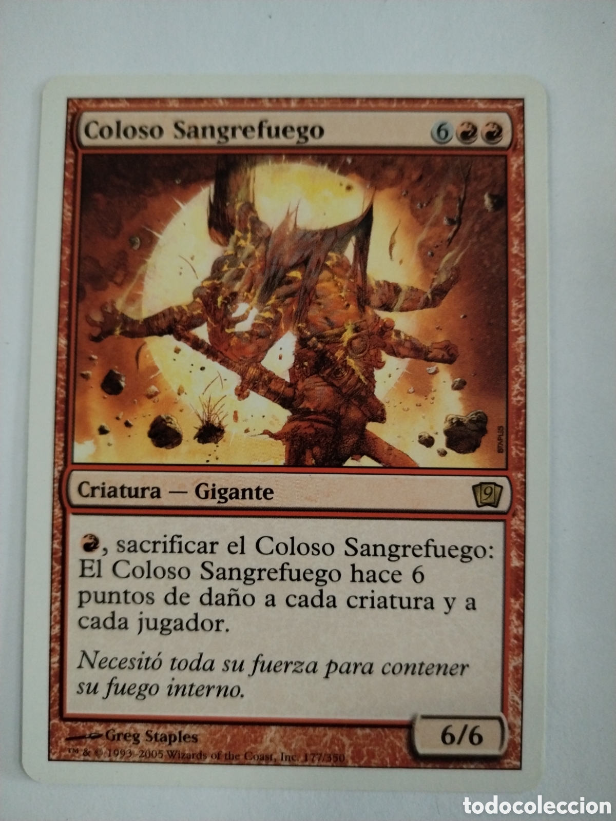 Juegos Antiguos: Coloso Sangrefuego. MAGIC THE GATHERING. MTG.