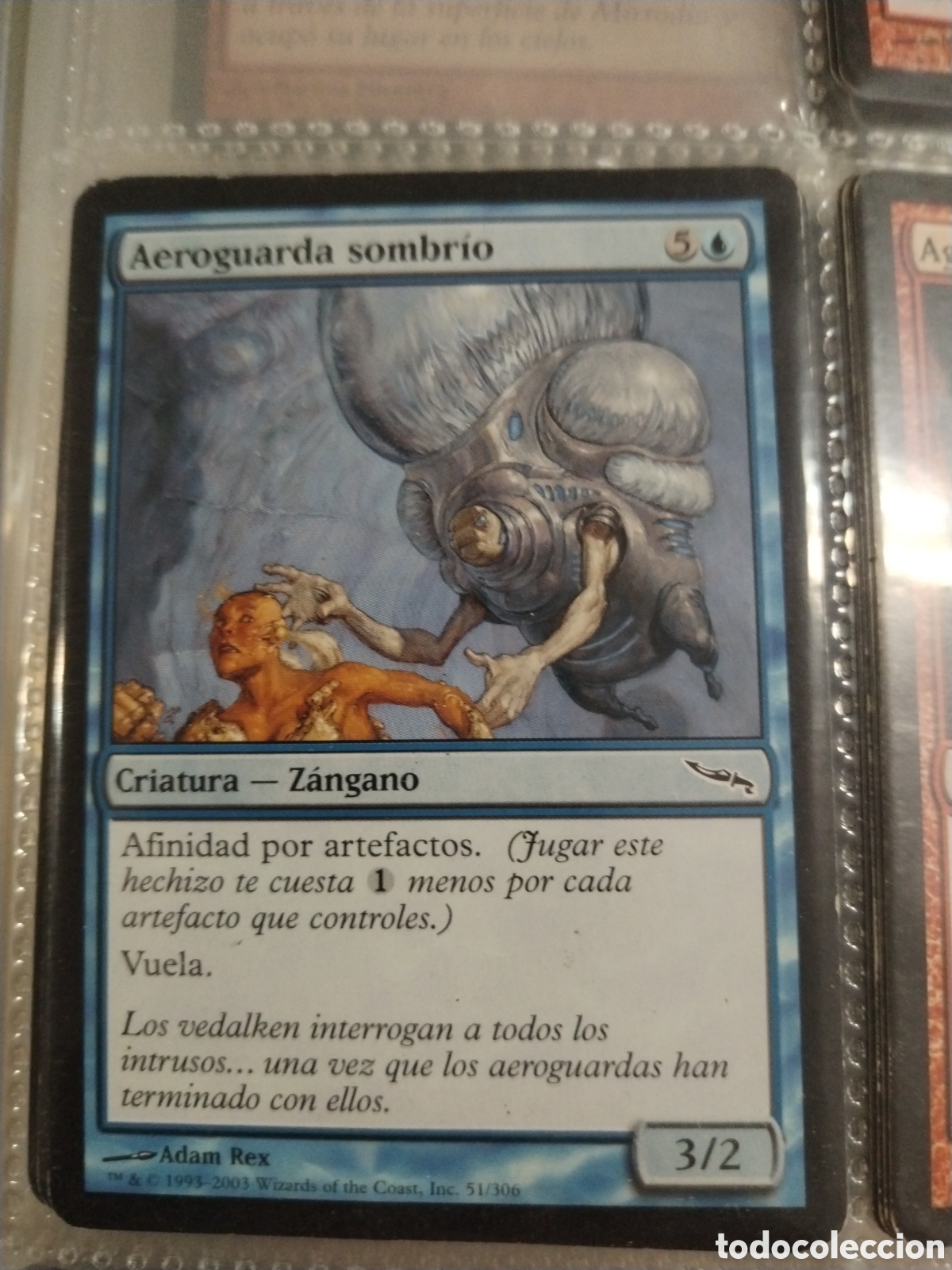 Juegos Antiguos: Aeroguarda sombrio. MAGIC THE GATHERING. MTG.