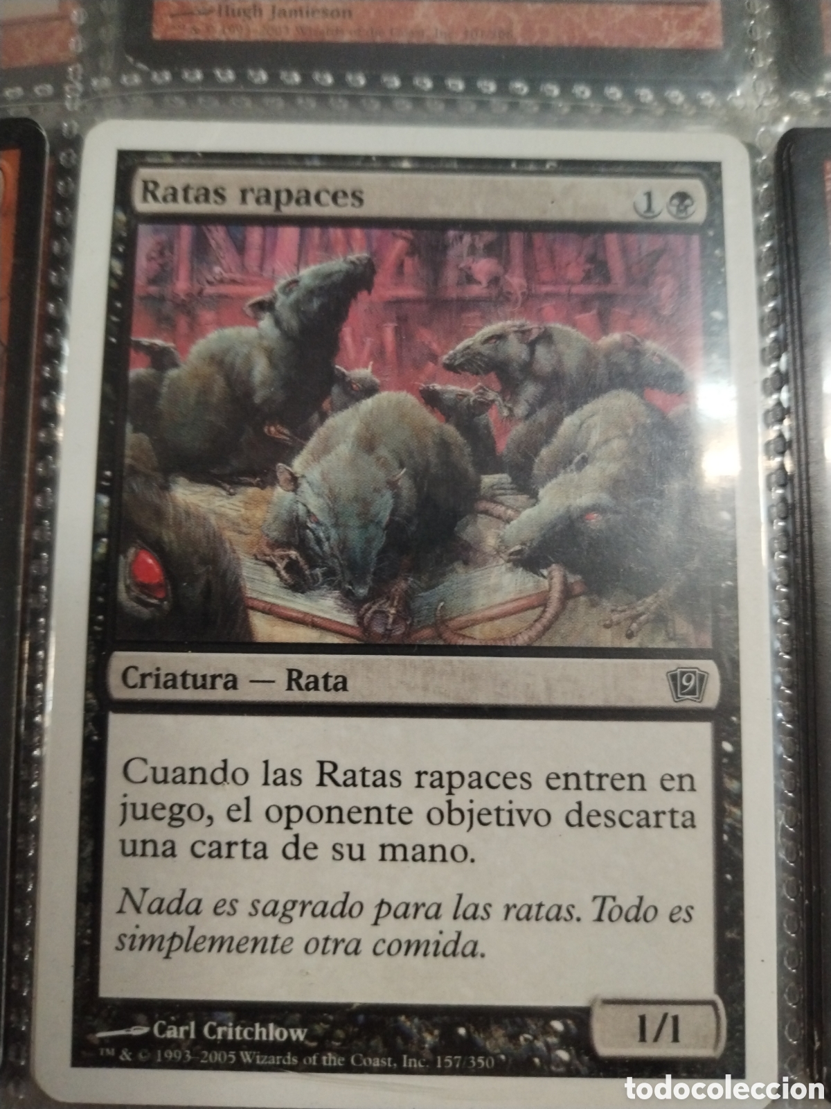 Juegos Antiguos: Ratas rapaces. MAGIC THE GATHERING. MTG.