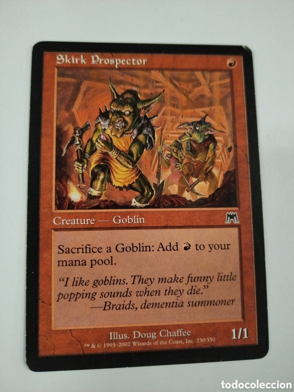 Juegos Antiguos: Minero de Skirk. MAGIC THE GATHERING. MTG.