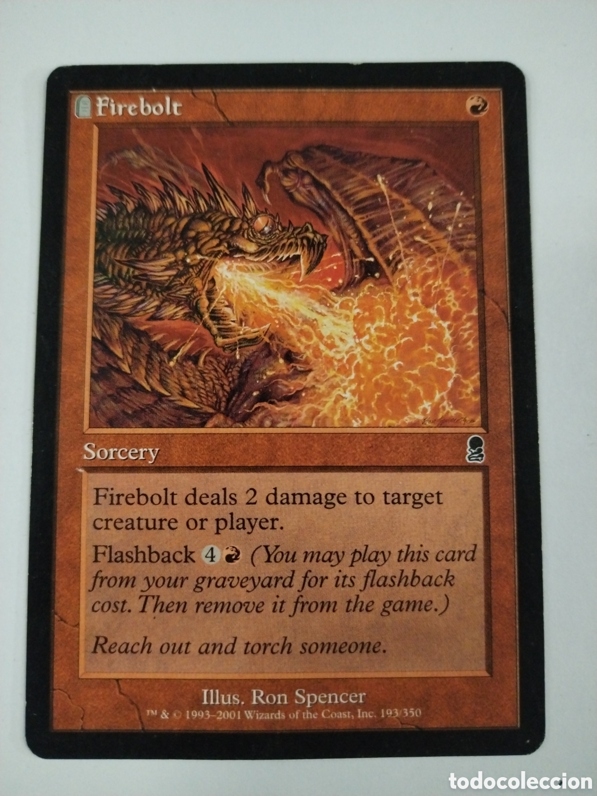 Juegos Antiguos: Rayo de fuego. MAGIC THE GATHERING. MTG.