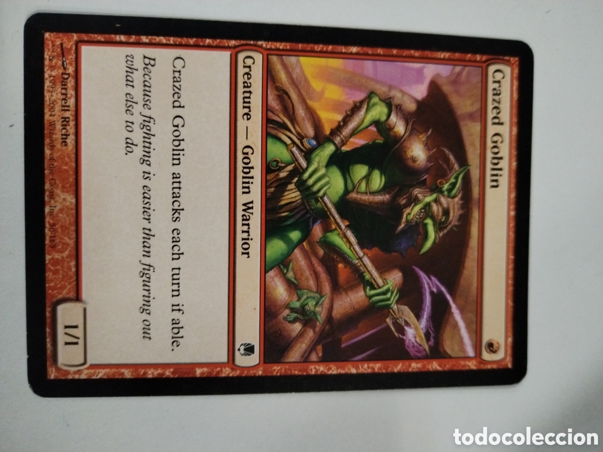 Juegos Antiguos: Trasgo enloquecido. MAGIC THE GATHERING. MTG.