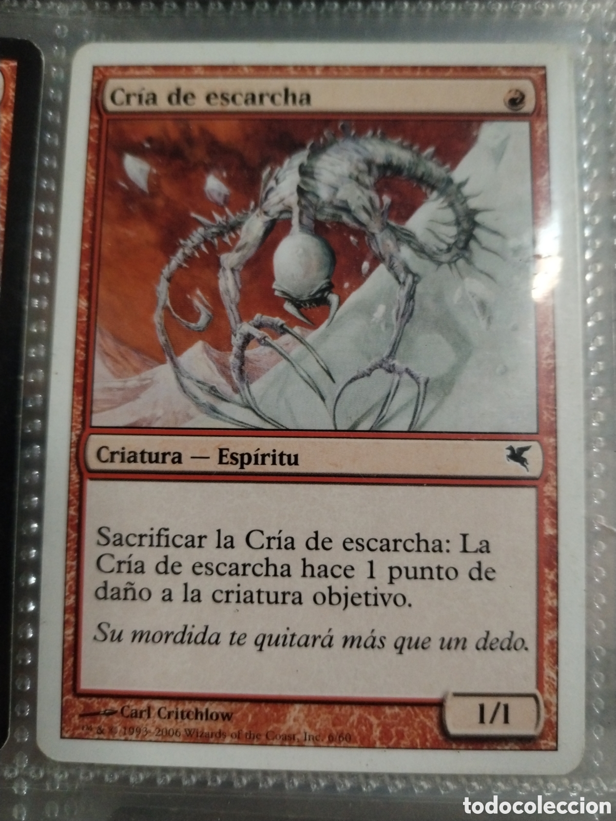 Juegos antiguos: Cr&iacute;a de escarcha. MAGIC THE GATHERING. MTG. - Foto 1