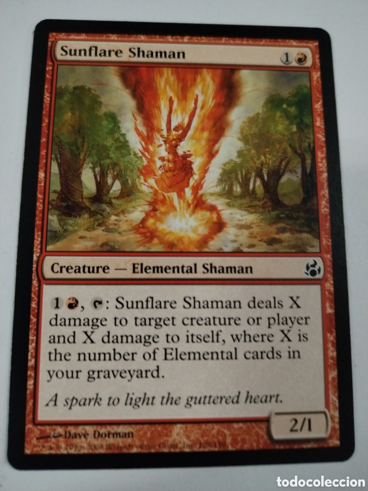 Juegos antiguos: Chaman fulgor solar. MAGIC THE GATHERING. MTG. - Foto 1