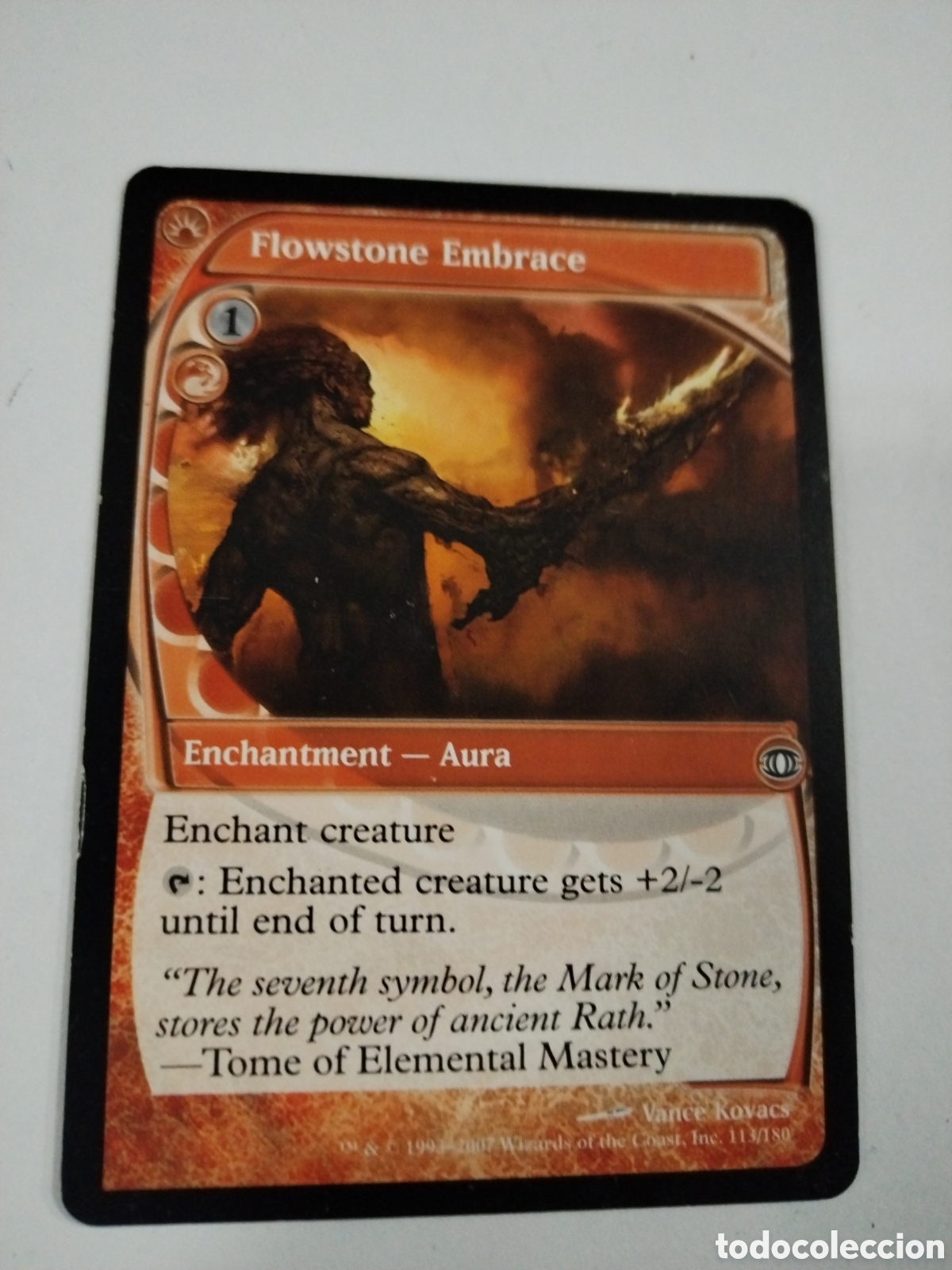 Juegos antiguos: Abrazo de piedra variable. MAGIC THE GATHERING. MTG. - Foto 1