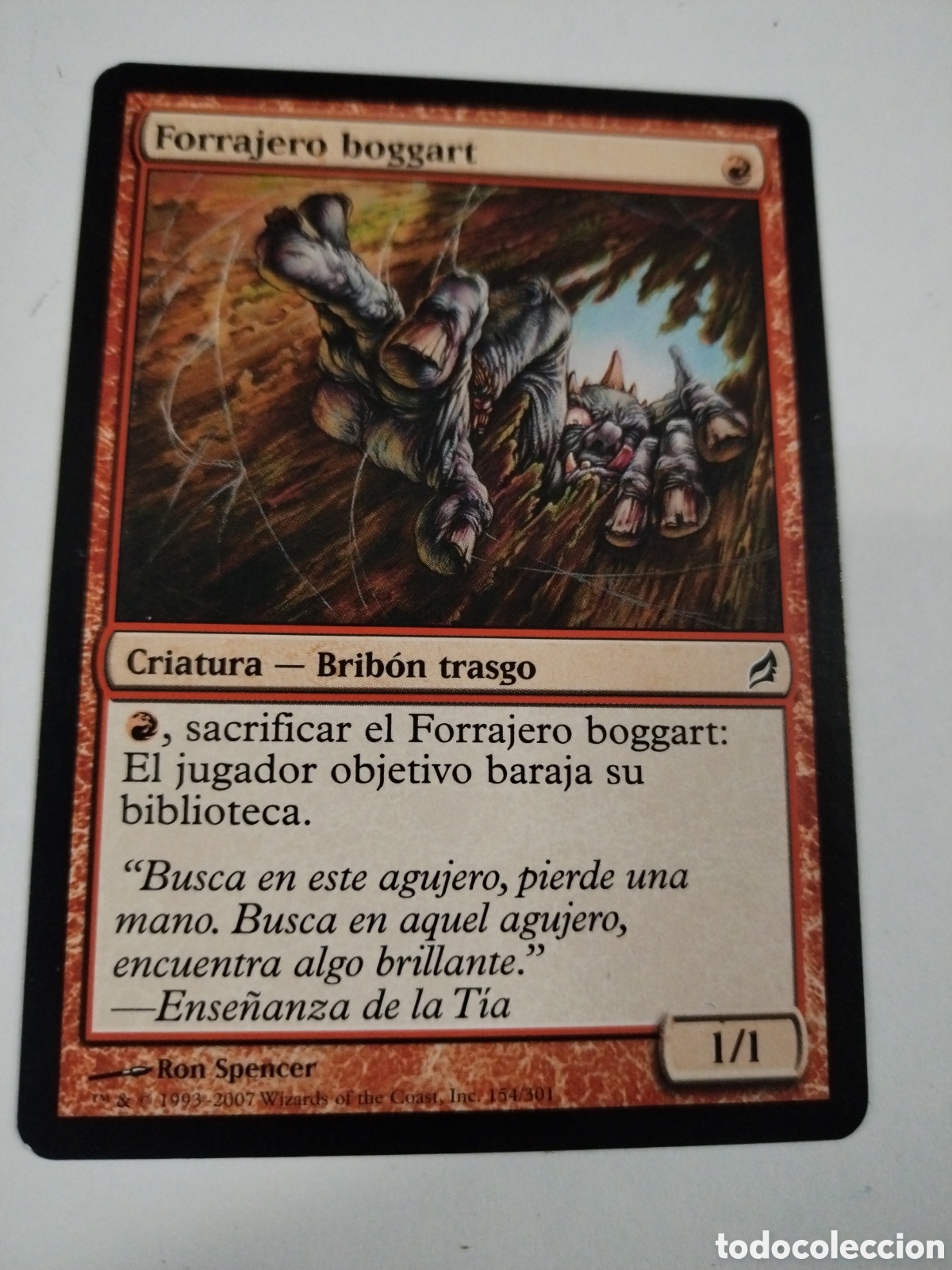 Juegos Antiguos: Forrajero boggart. MAGIC THE GATHERING. MTG.