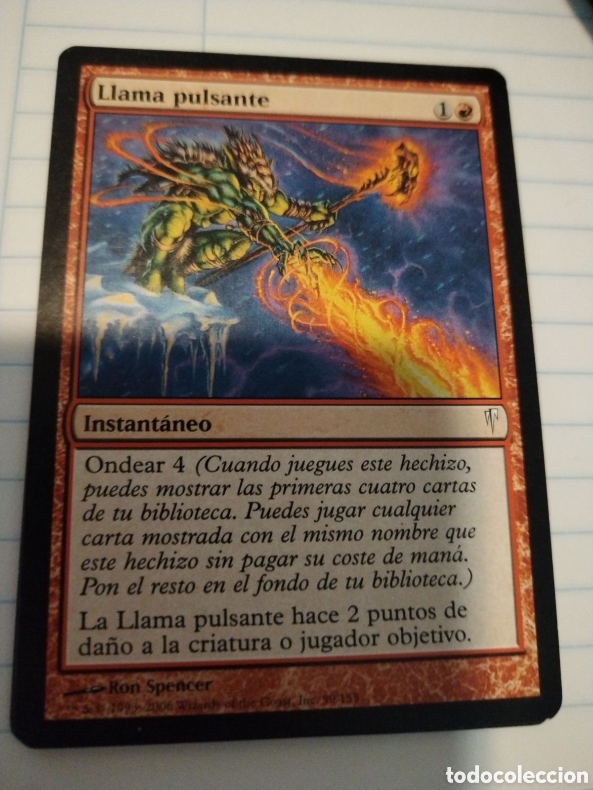 Juegos Antiguos: Llama pulsante. MAGIC THE GATHERING. MTG.