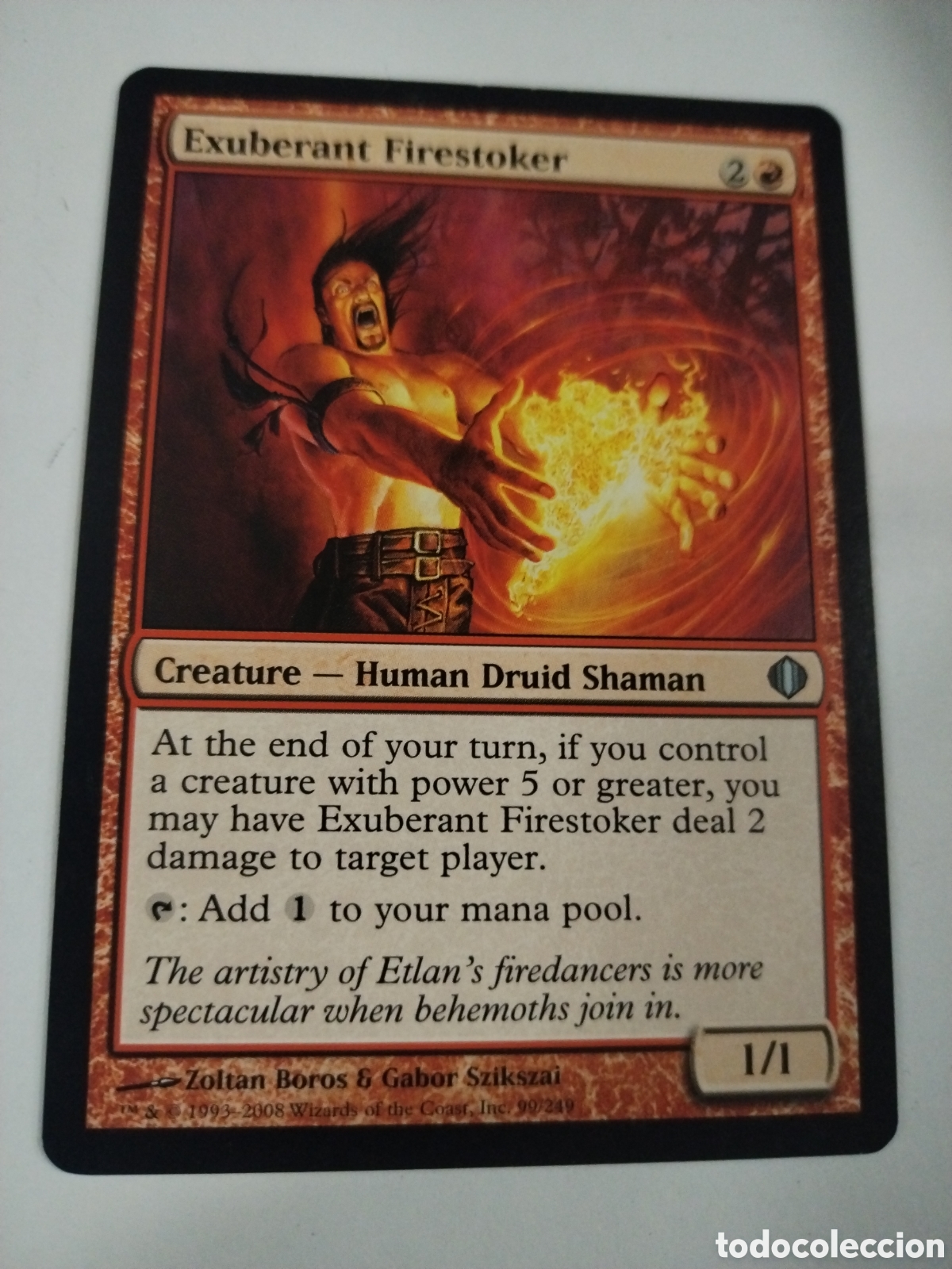 Juegos Antiguos: Exuberante avivallamas. MAGIC THE GATHERING. MTG.