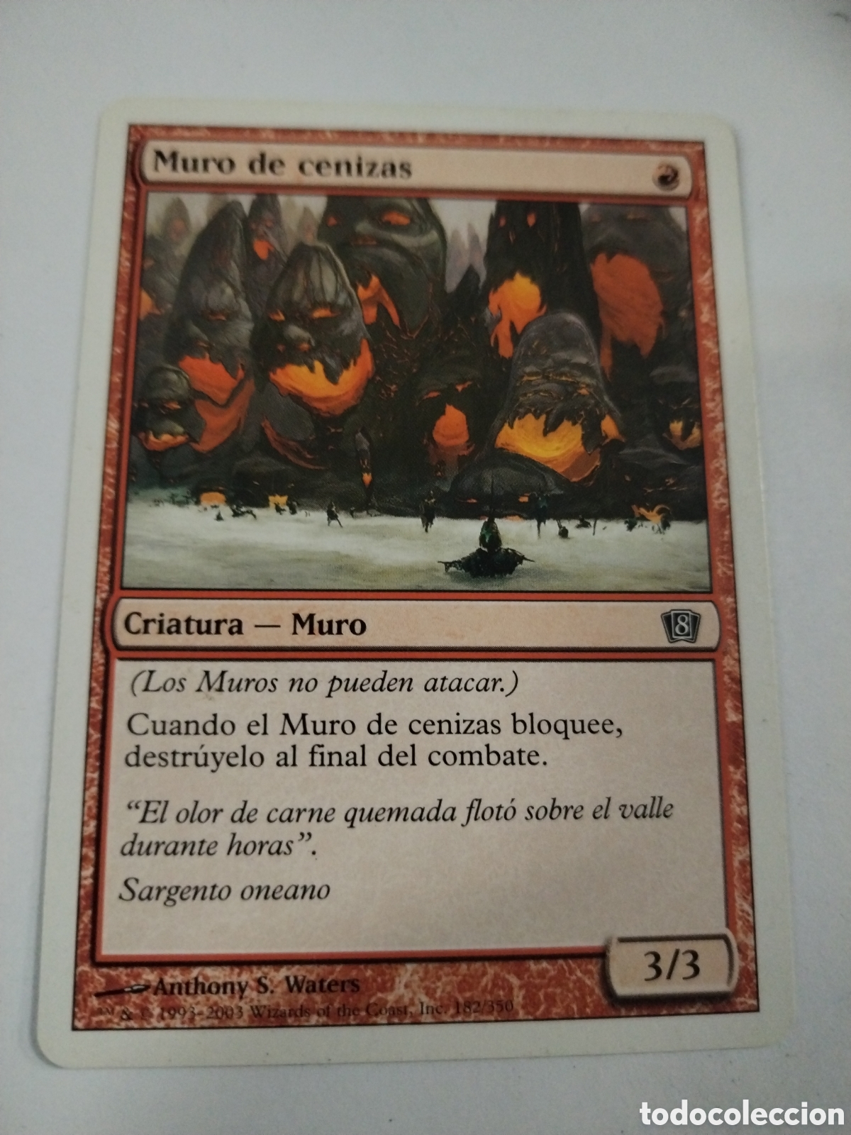 Juegos antiguos: Muro de cenizas. MAGIC THE GATHERING. MTG. - Foto 1