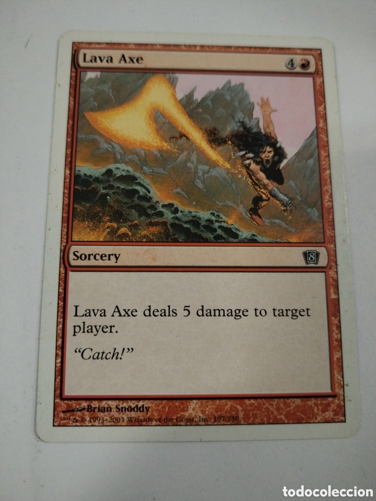 Juegos antiguos: Hacha de lava. MAGIC THE GATHERING. MTG. - Foto 1