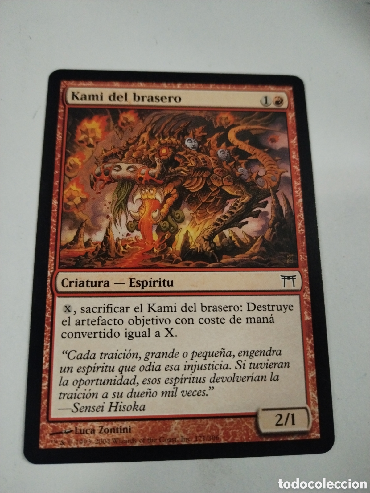 Juegos antiguos: Kami del brasero. MAGIC THE GATHERING. MTG. - Foto 1
