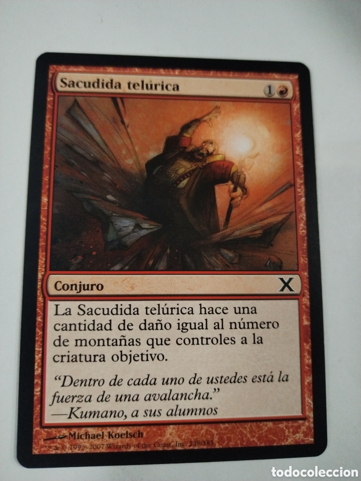 Juegos antiguos: Sacudida tel&uacute;rica. MAGIC THE GATHERING. MTG. - Foto 1
