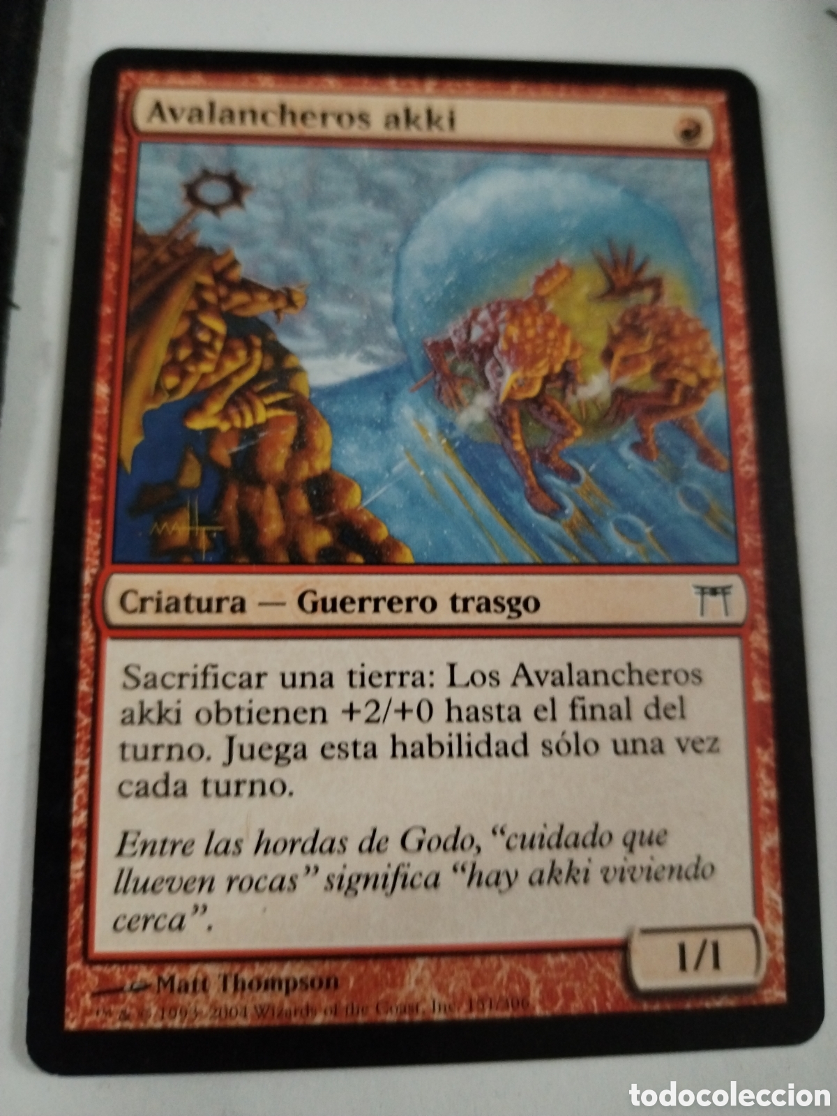 Juegos antiguos: Avalancheros akki. MAGIC THE GATHERING. MTG. - Foto 1