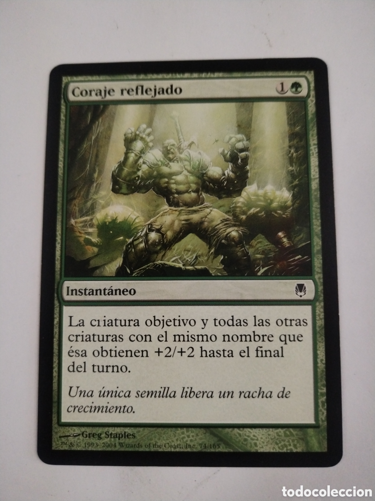 Juegos antiguos: Coraje reflejado. MAGIC THE GATHERING. MTG. - Foto 1