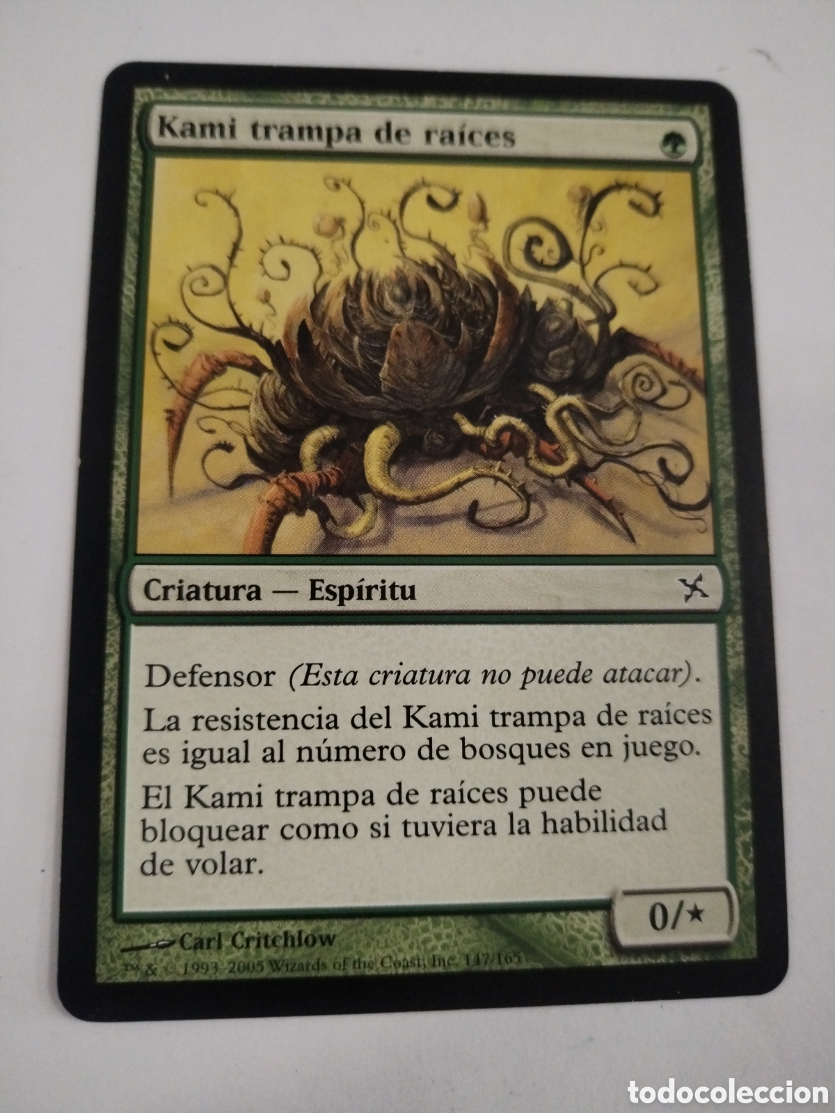Juegos Antiguos: Kami trampa de ra&iacute;ces. MAGIC THE GATHERING. MTG.