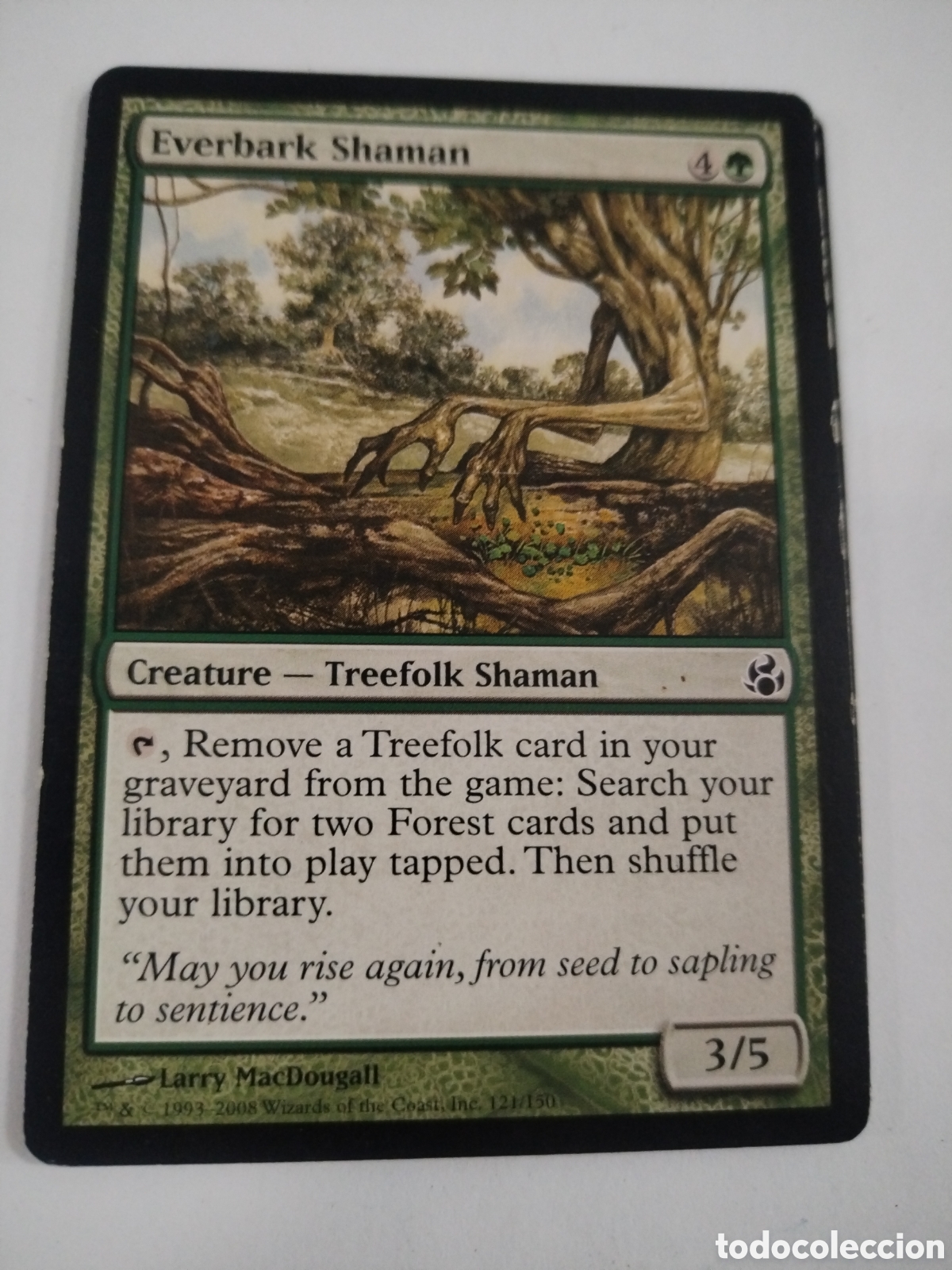 Juegos antiguos: Chaman corteza eterna. MAGIC THE GATHERING. MTG. - Foto 1