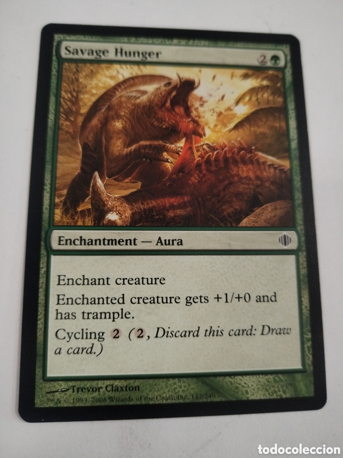 Juegos Antiguos: Hambre salvaje. MAGIC THE GATHERING. MTG.