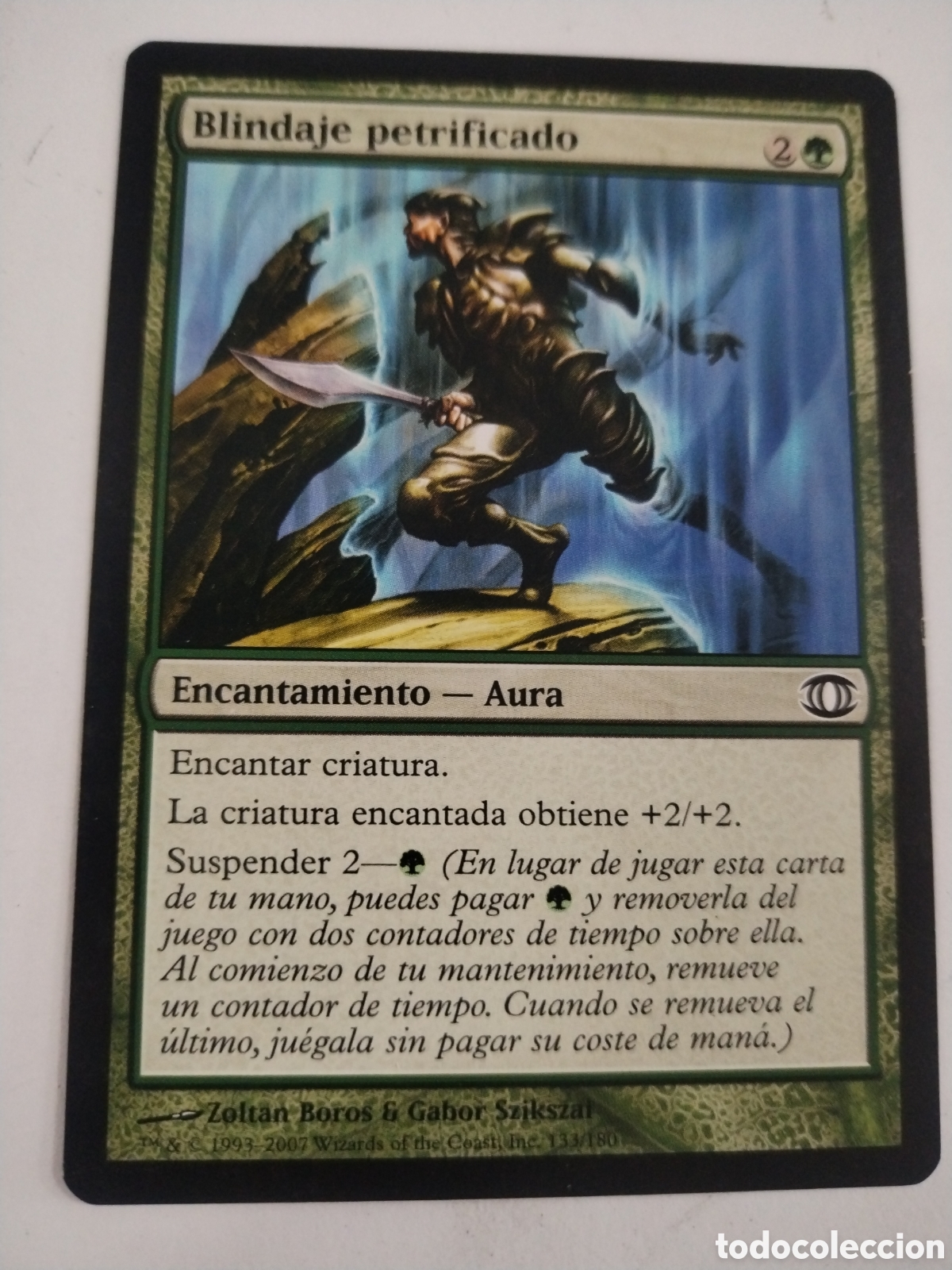 Juegos Antiguos: Blindaje petrificado. MAGIC THE GATHERING. MTG.
