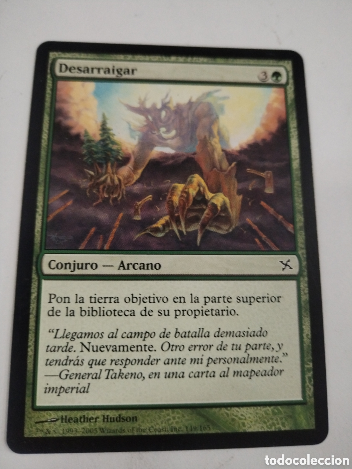 Juegos Antiguos: Desarraigar. MAGIC THE GATHERING. MTG.