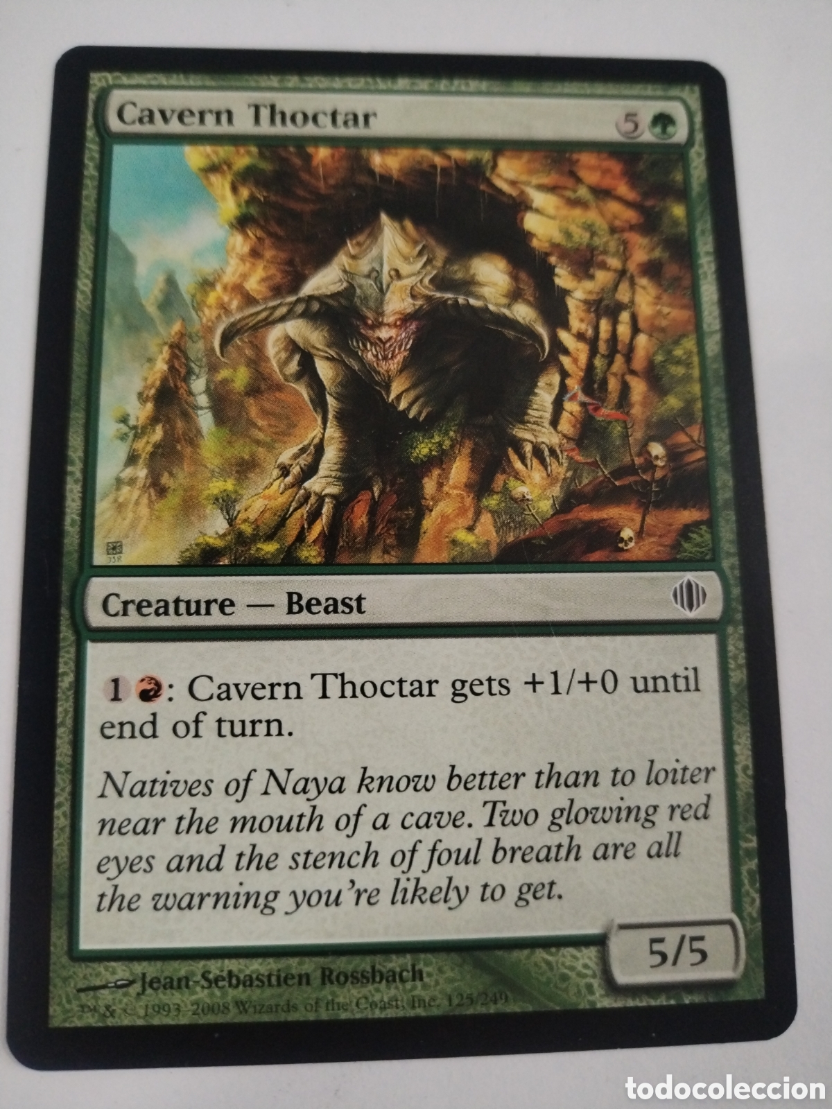 Juegos Antiguos: Thoctar de caverna. MAGIC THE GATHERING. MTG.