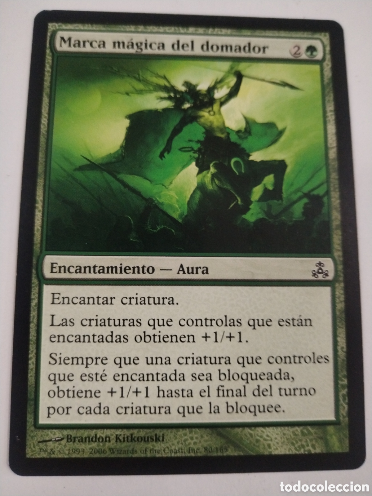Juegos Antiguos: Marca m&aacute;gica del domador. MAGIC THE GATHERING. MTG.