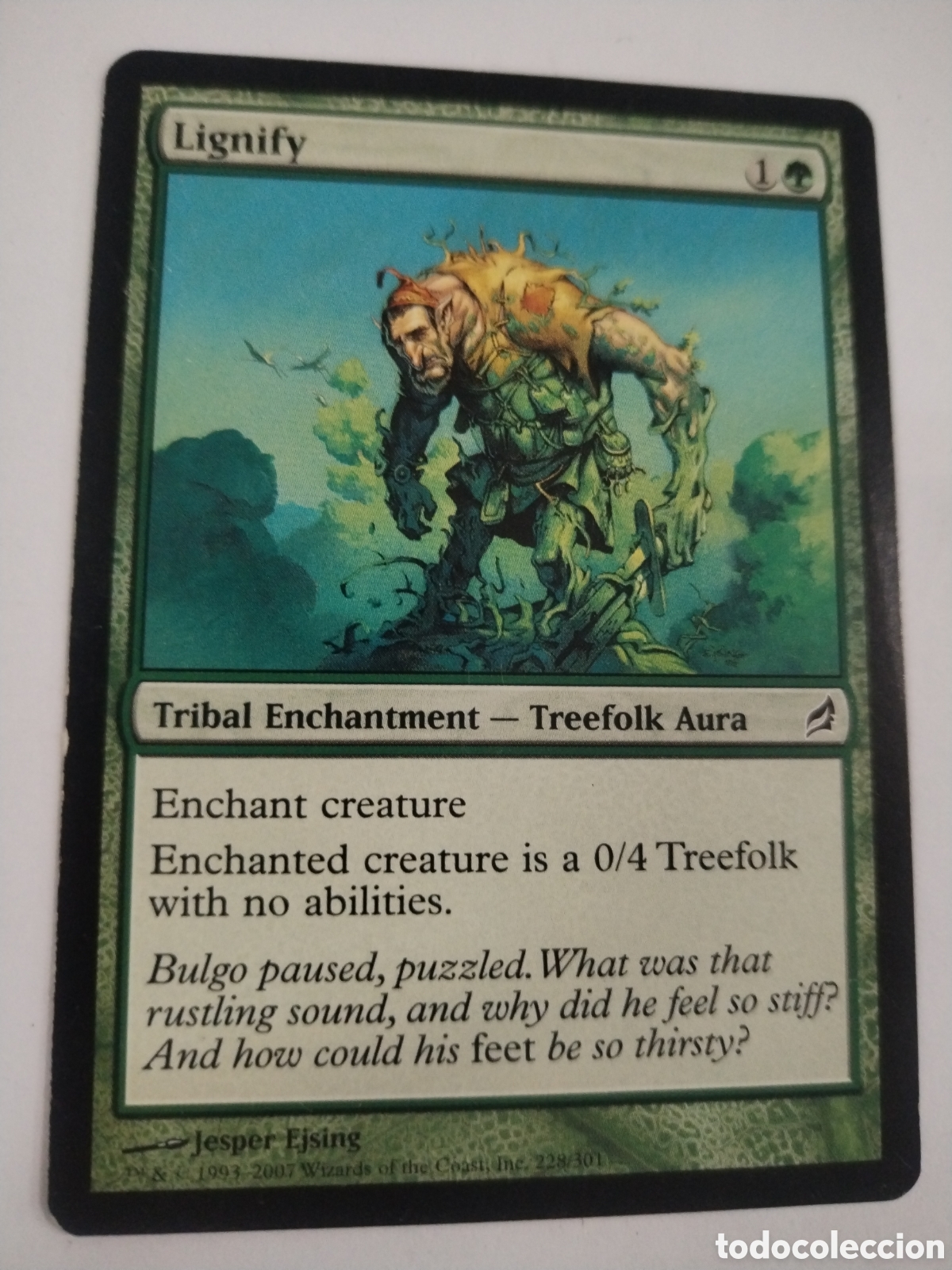 Juegos antiguos: Lignificar. MAGIC THE GATHERING. MTG. - Foto 1