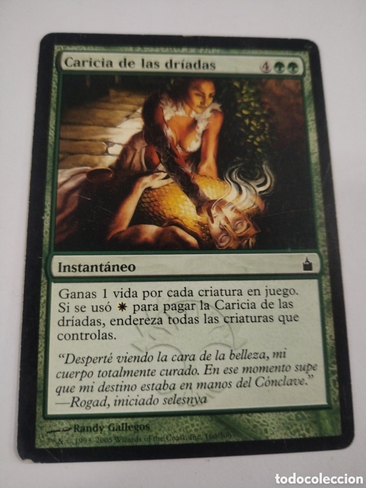Juegos antiguos: Caricia de las driadas. MAGIC THE GATHERING. MTG. - Foto 1