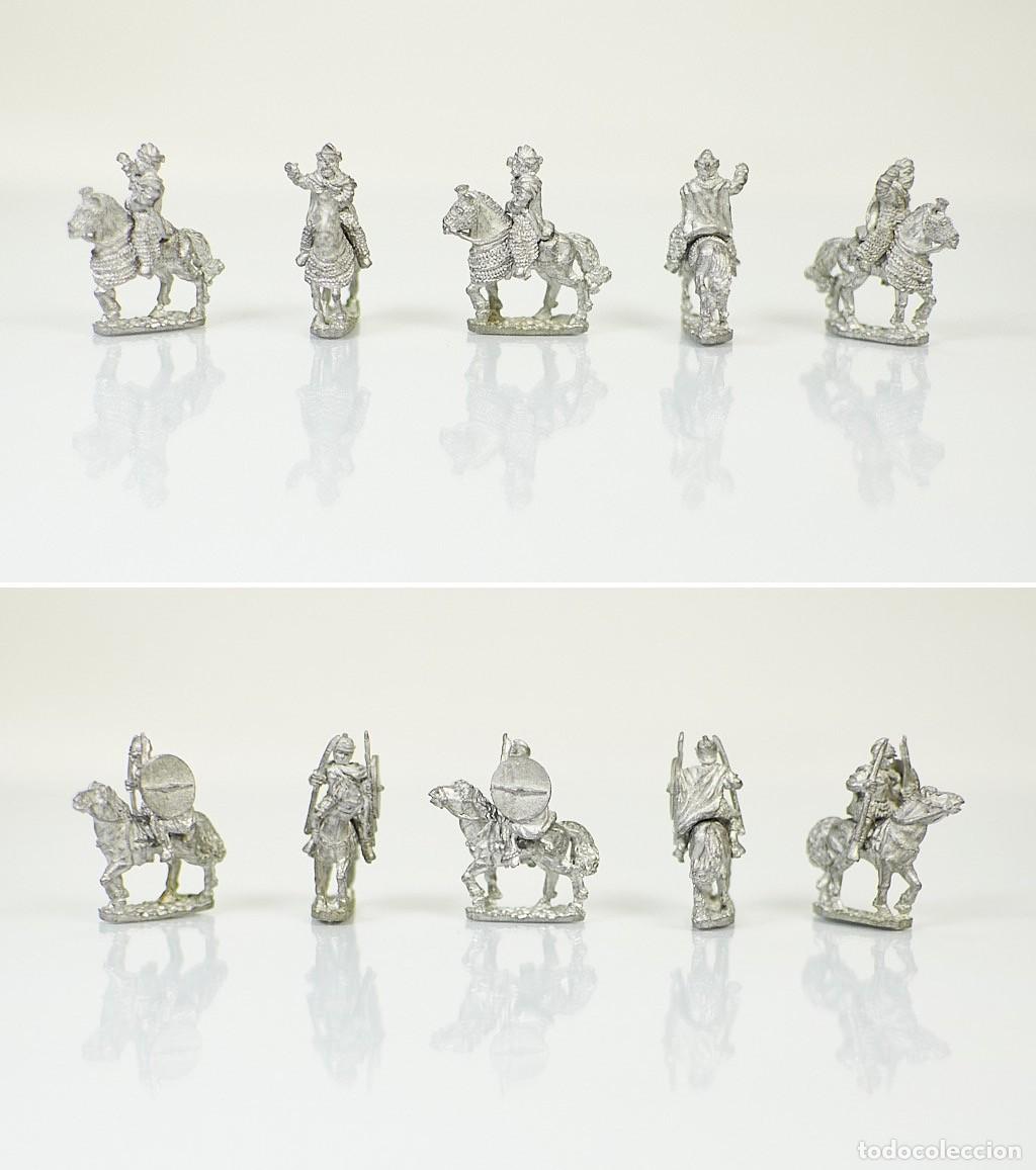 Jeux Anciens: Lote 10 Miniaturas Caballer&iacute;a Metal 25mm Rol 90s vintage wargames