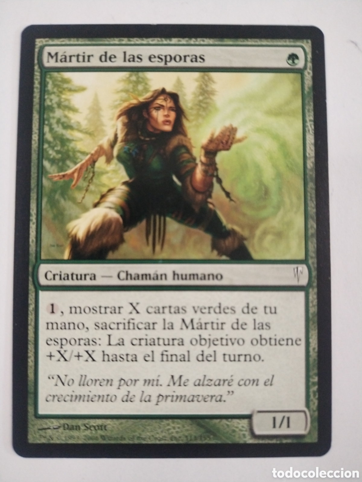 Juegos Antiguos: M&aacute;rtir de las esporas. MAGIC THE GATHERING. MTG.