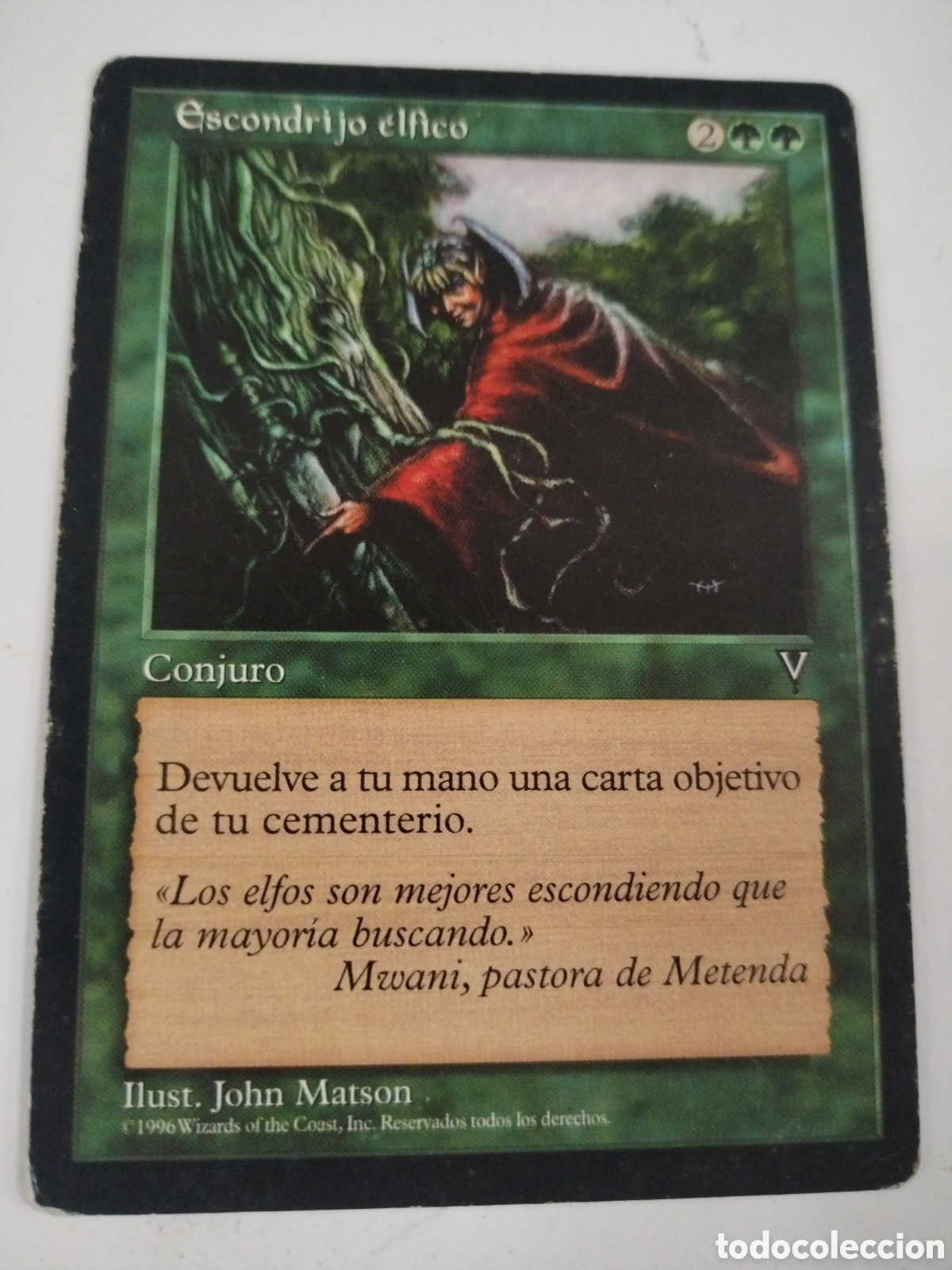 Juegos antiguos: Escondrijo &eacute;lfico. MAGIC THE GATHERING. MTG. - Foto 1