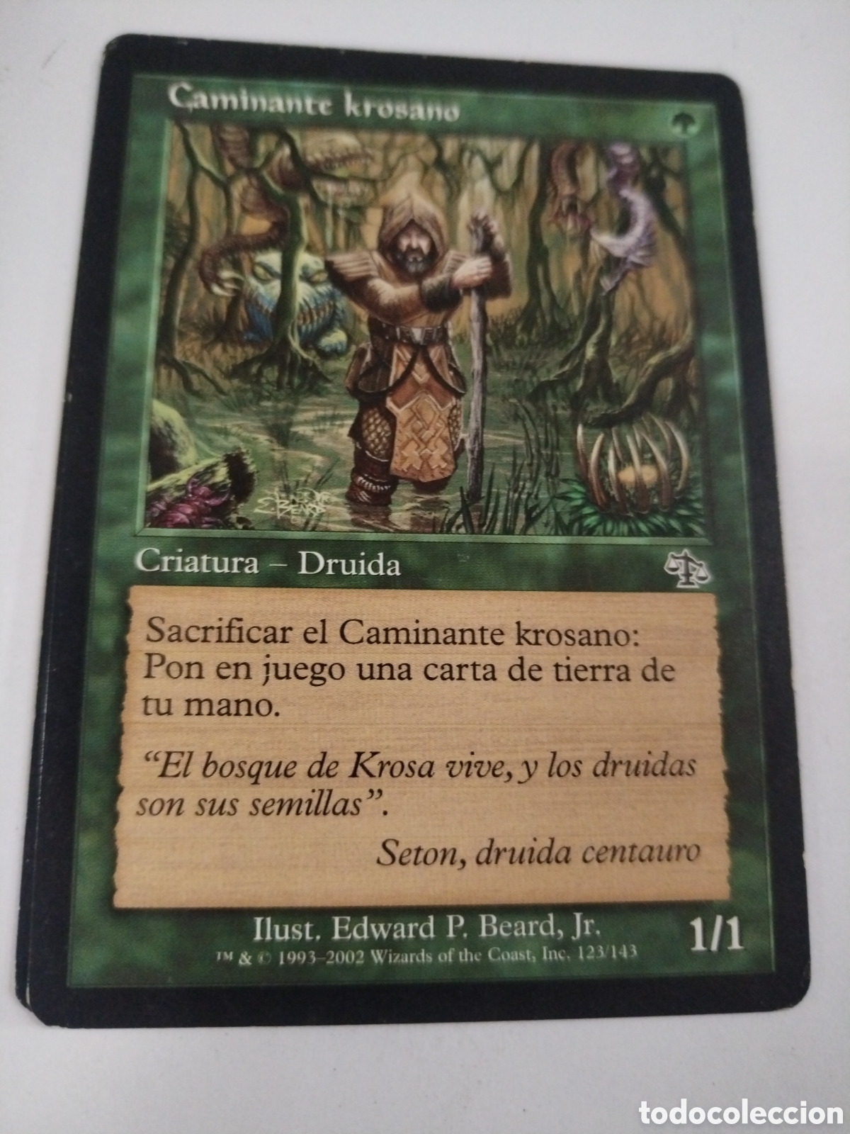 Juegos Antiguos: Caminante krosano. MAGIC THE GATHERING. MTG.