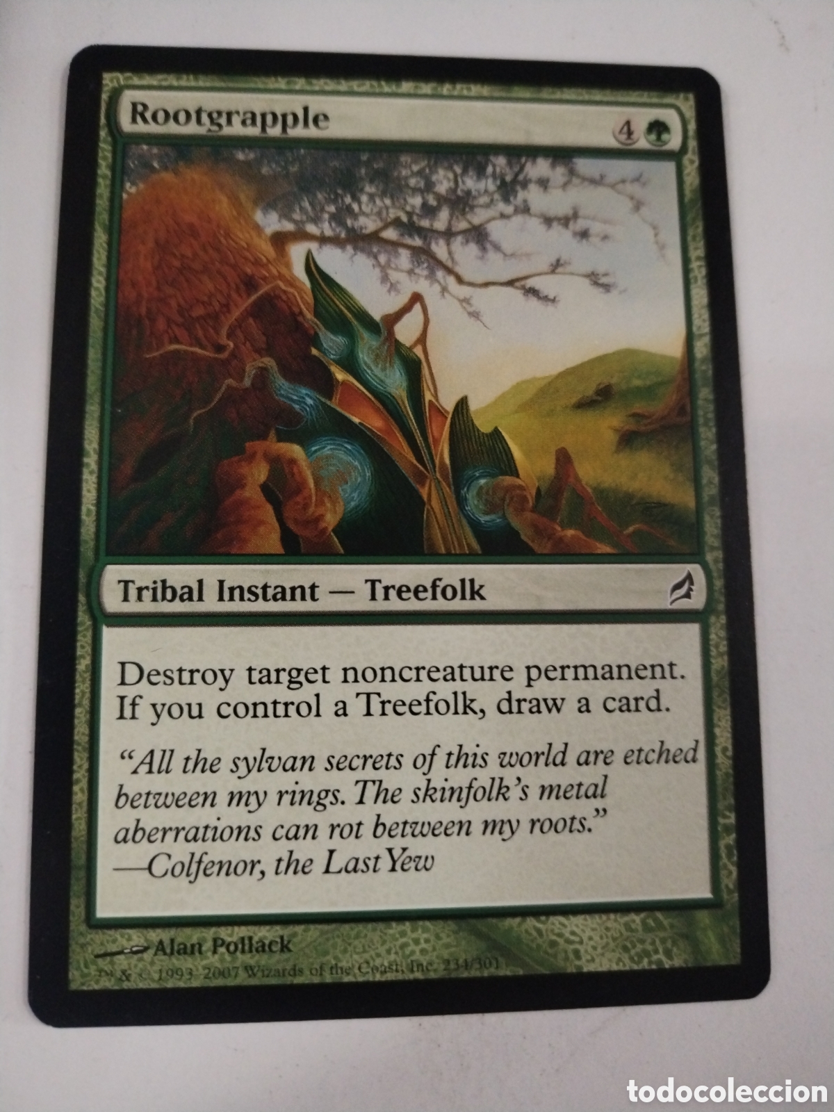 Juegos antiguos: Agarre de ra&iacute;z. MAGIC THE GATHERING. MTG. - Foto 1