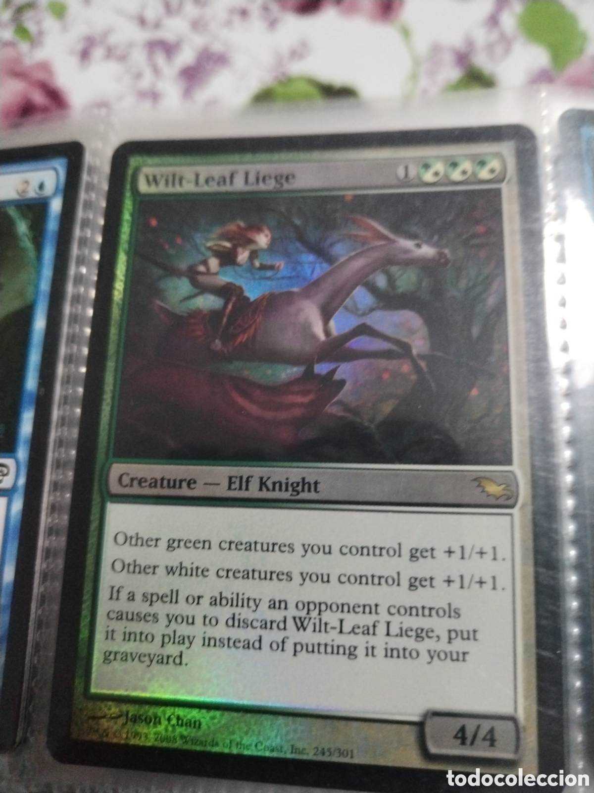 Juegos Antiguos: Sierva de Hojas Marchitas. Foil. MAGIC THE GATHERING. MTG.