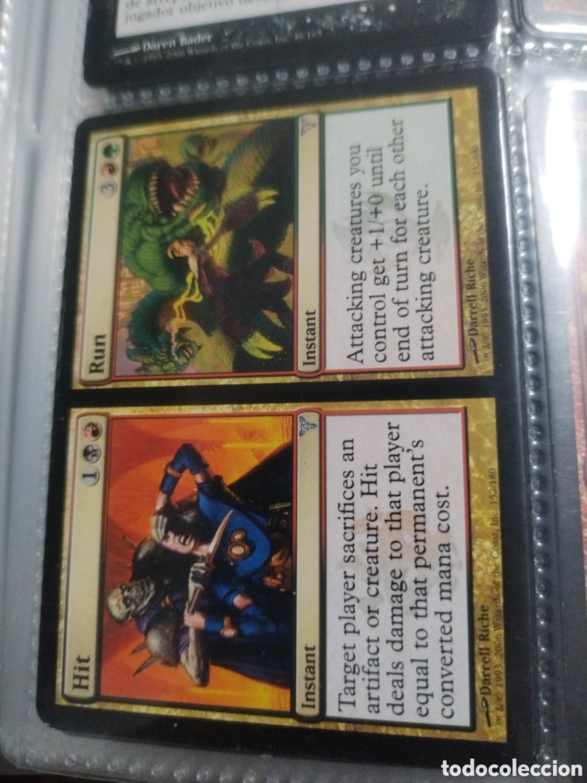 Juegos Antiguos: Hit/Run. MAGIC THE GATHERING. MTG.