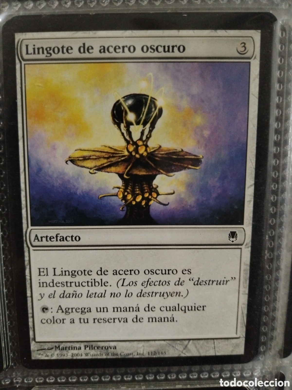 Juegos antiguos: Lingote de acero oscuro. MAGIC THE GATHERING. MTG. - Foto 1