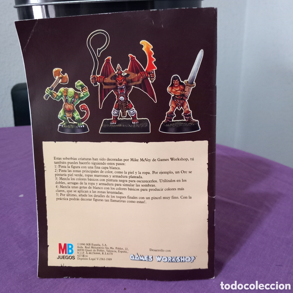 Juegos antiguos: HERO QUEST/LIBRO DE RETOS(juegos MB) - Foto 2