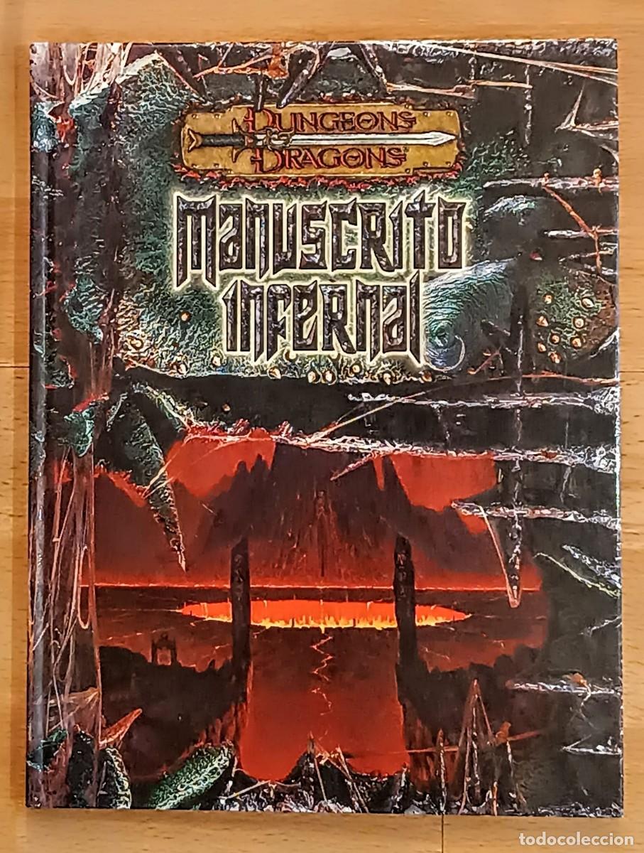 Juegos antiguos: D&D 3.5: El manuscrito infernal - Devir - Estado impecable de colecci&oacute;n - Foto 1
