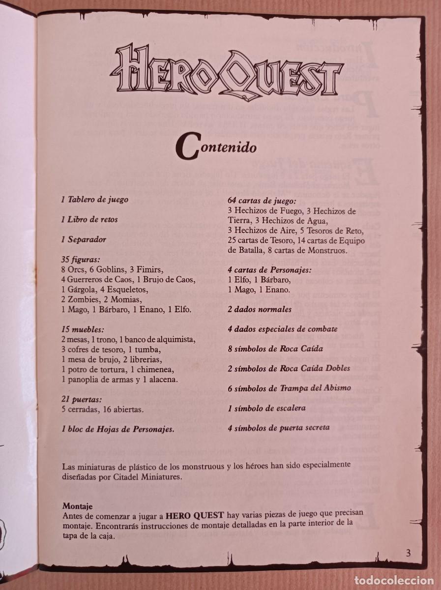 Juegos antiguos: HEROQUEST EDICI&Oacute;N RENOVADA Y AMPLIADA - Foto 16