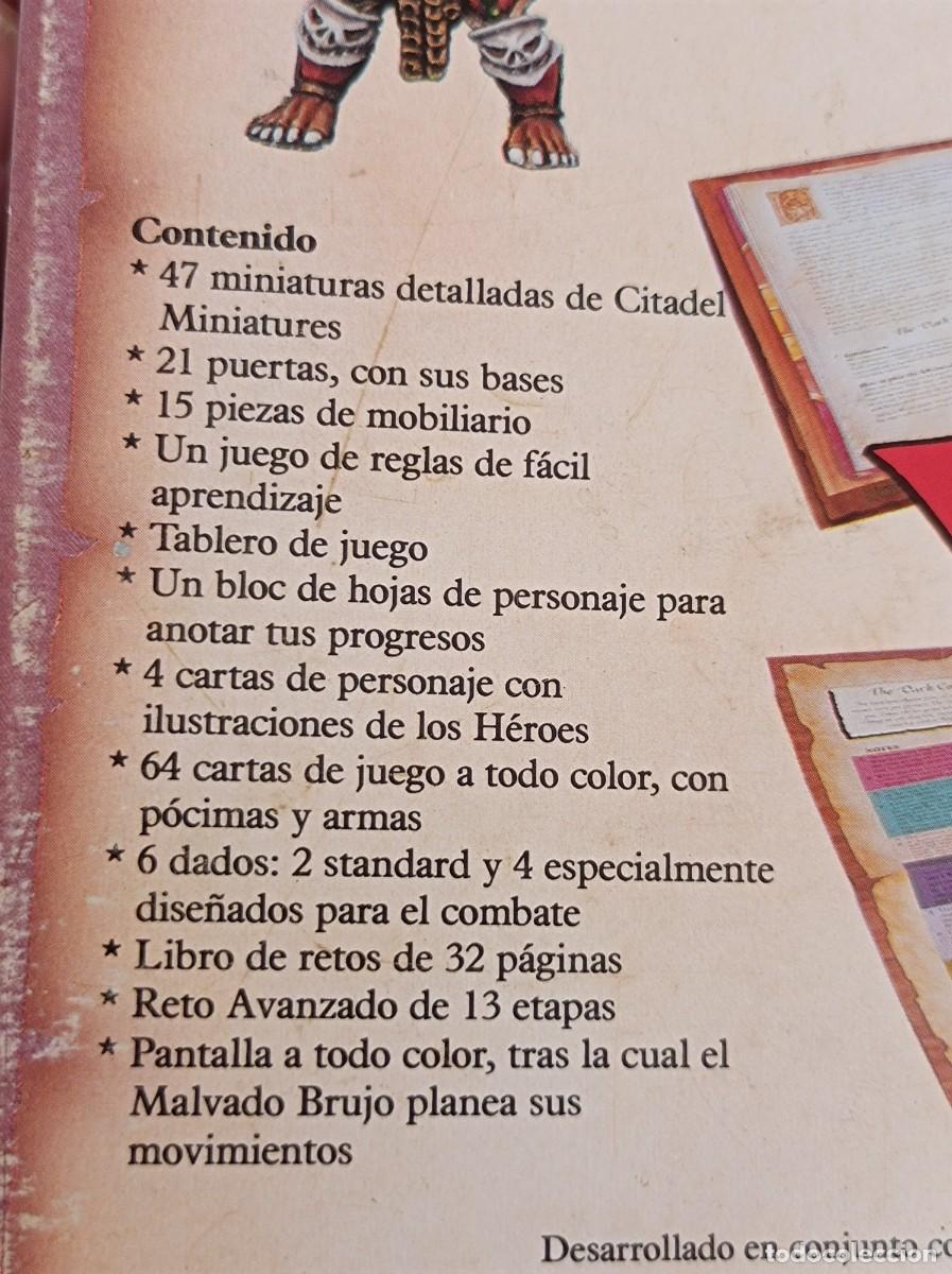Juegos antiguos: HEROQUEST EDICI&Oacute;N RENOVADA Y AMPLIADA - Foto 25