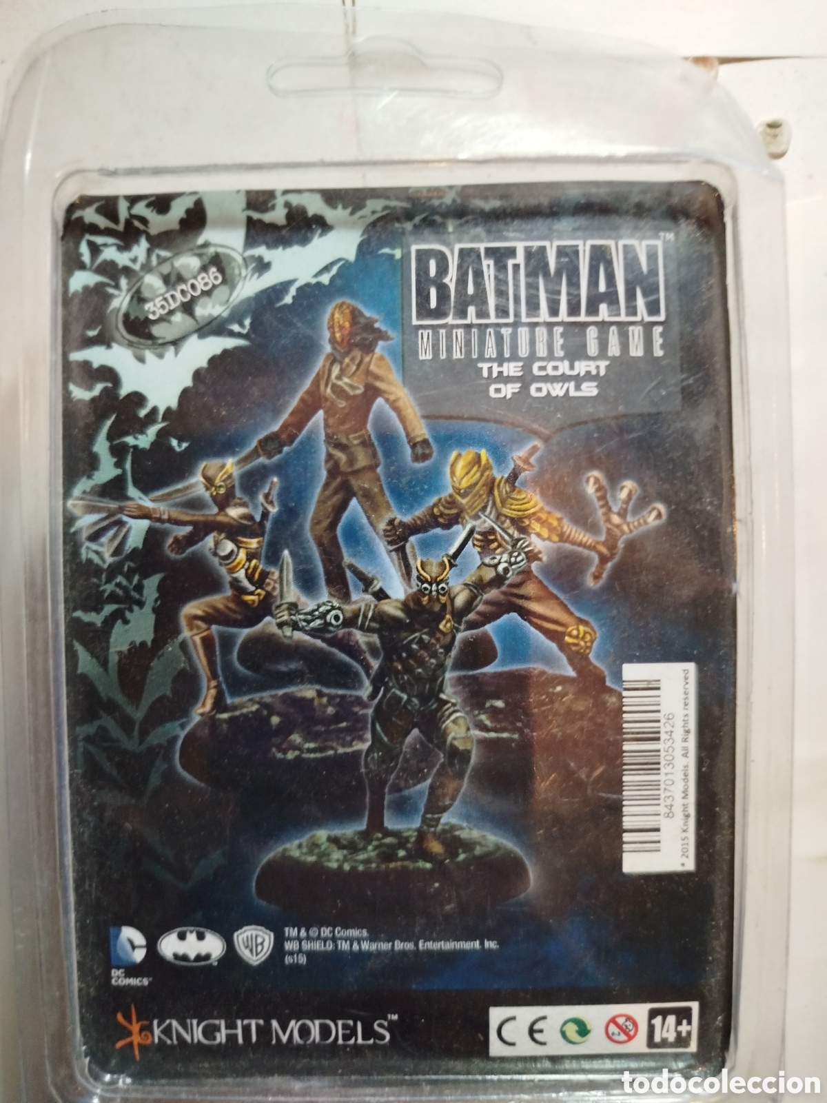 Juegos Antiguos: Caja miniaturas hierro dc