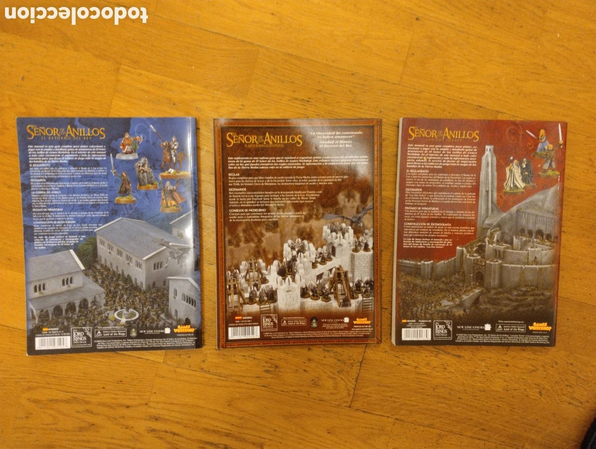 Juegos antiguos: Lote El Se&ntilde;or de los Anillos Games Workshop - Foto 2
