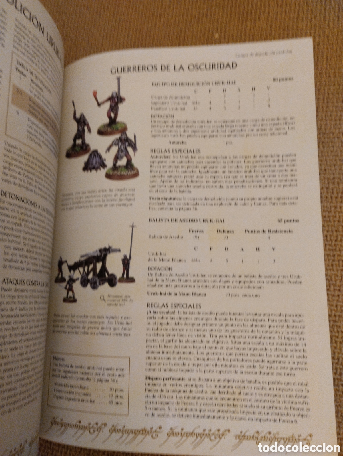Juegos antiguos: Lote El Se&ntilde;or de los Anillos Games Workshop - Foto 9