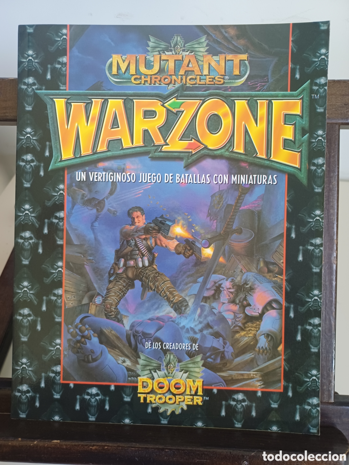 Juegos Antiguos: Warzone. Mutant Chronicles/ Juego de batallas con miniaturas/ M+D, 1996